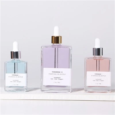 Square Glass Bottle Dropper Square Glass Bottle Dropper